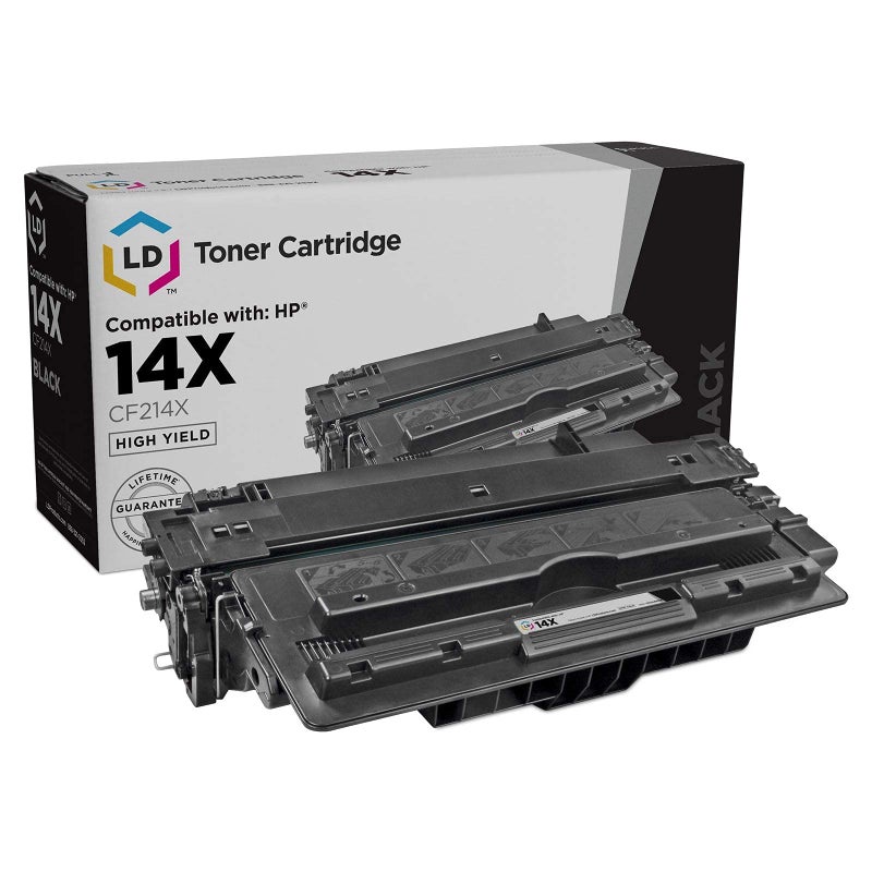 LD Products Remanufactured Toner Cartridge Replacement for HP 14X CF214X High Yield (Black) for use in LaserJet Enterprise 700: M712dn, M712n, M712xh, M725z+, MFP M725dn, MFP M725f, & MFP M725z - Image 1